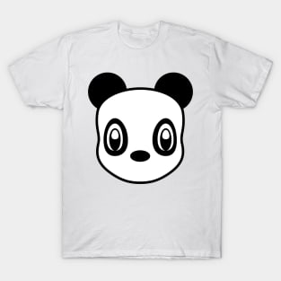 Super Cute Panda Face T-Shirt